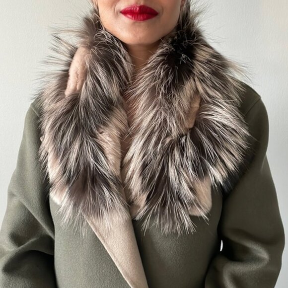 NWOT MaxMara Fur Scarf - Picture 1 of 12